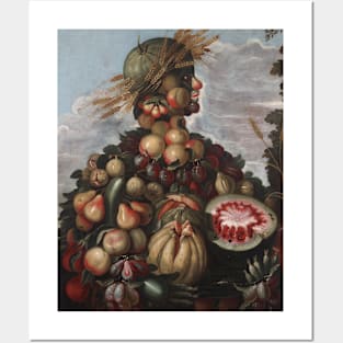 Autumn by Style of Giuseppe Arcimboldo Posters and Art